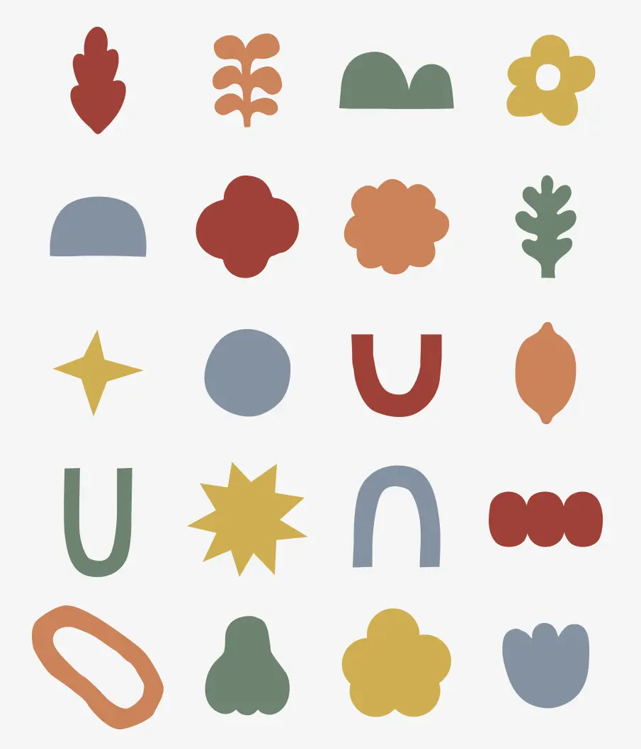 20 Free Abstract Organic Shapes for Figma