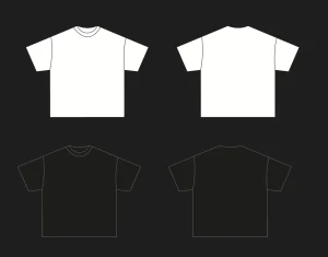 Minimal T-shirt Templates in Figma