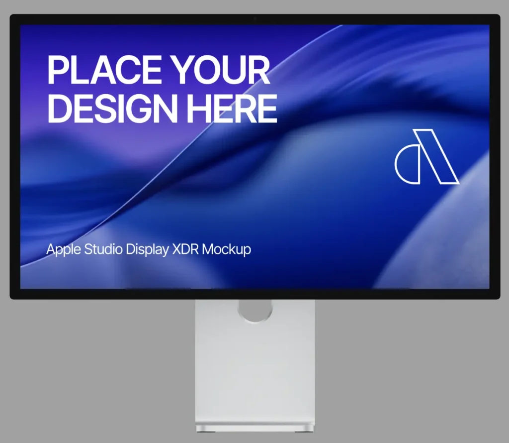 Apple Studio Display XDR Mockups in Figma