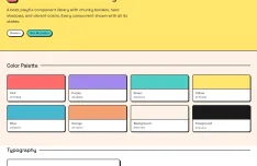 Neubrutalism UI Kit for Figma