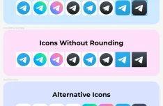 48 Free Telegram App Icons in Figma