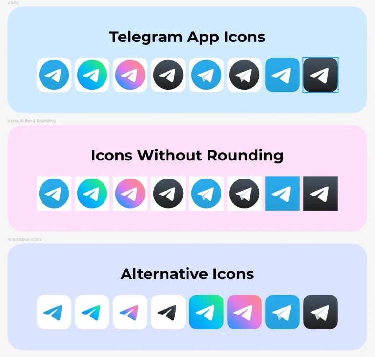 48 Free Telegram App Icons in Figma