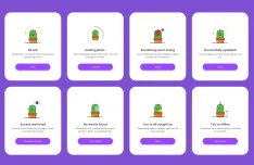 8 System States Illustrations Figma