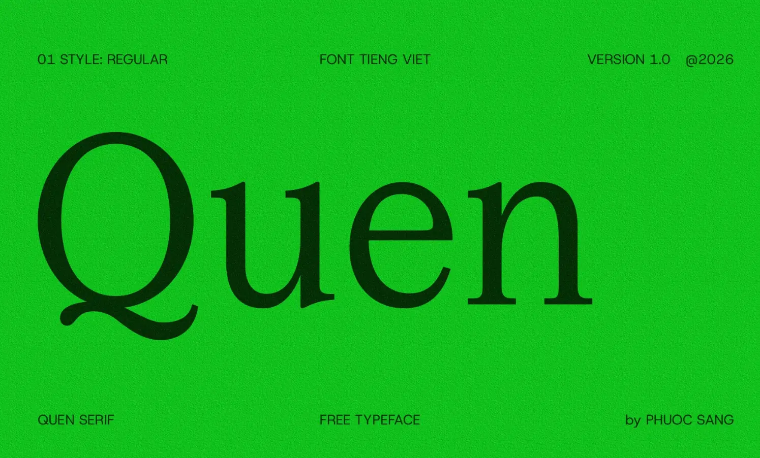 Quen Serif Font