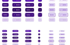 Free Button UI Kit for Figma