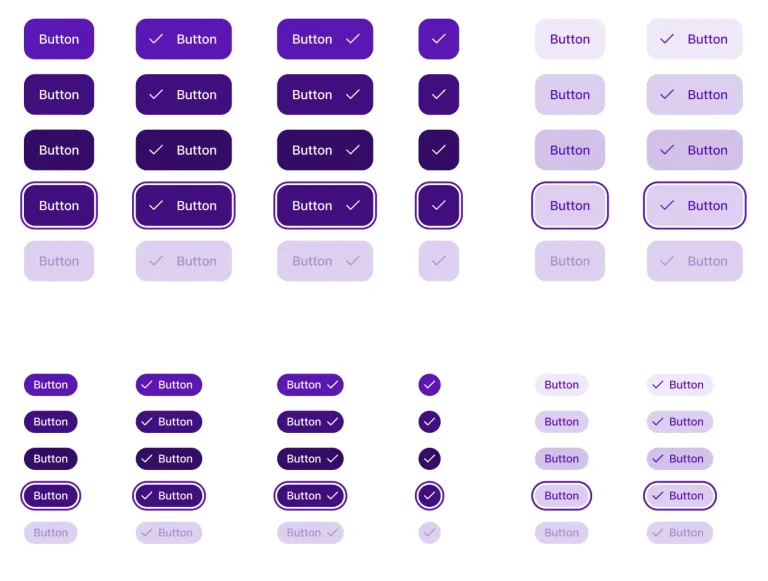 Free Button UI Kit for Figma