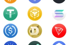 12 Free Liquid Glass Crypto Icons for Figma