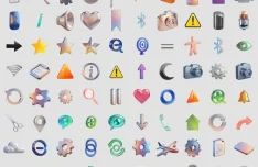 400+ Free 3D Liquid Glass Icons for Figma