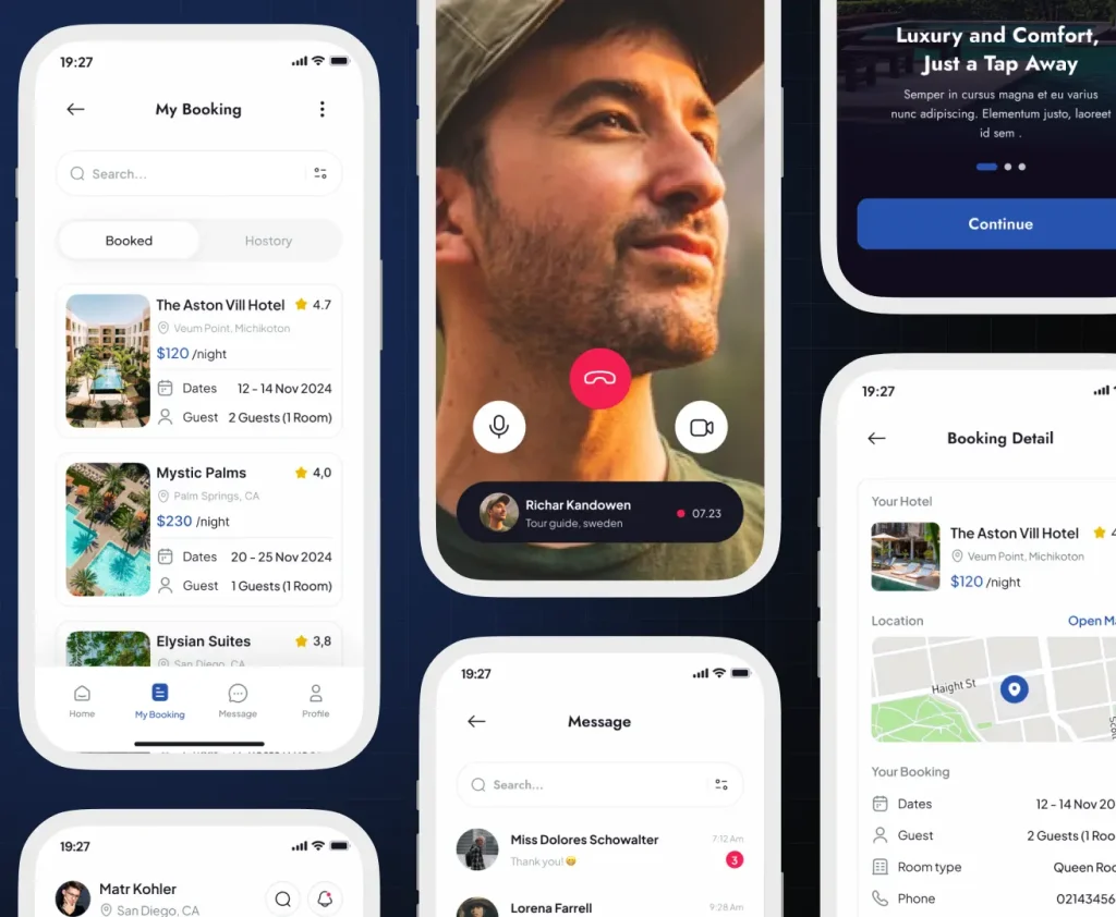 Hotel Booking App Ui Kits