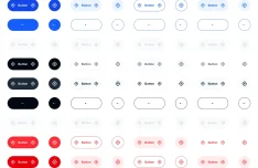 Mobile Button UI Kit for Figma