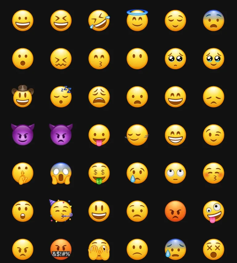 iOS Emoji SVG Vector Pack (Figma)