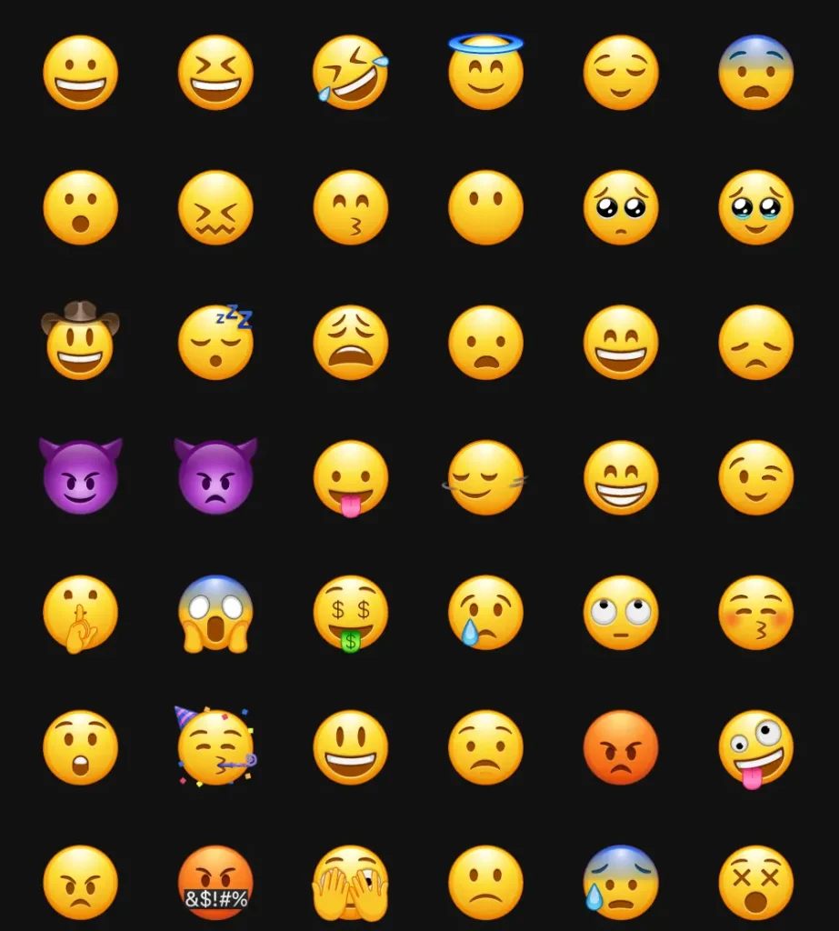 iOS Emoji SVG Vector Pack (Figma)