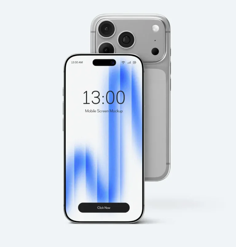 iPhone 17 Pro Figma Mockup for App UI Design