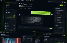 AI Workspace & Dashboard UI Kit (NeonAI) for Figma