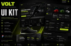 Futuristic Ecommerce UI Kit for Figma