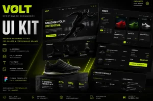 Futuristic Ecommerce UI Kit for Figma