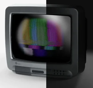 Retro CRT TV Figma Mockup