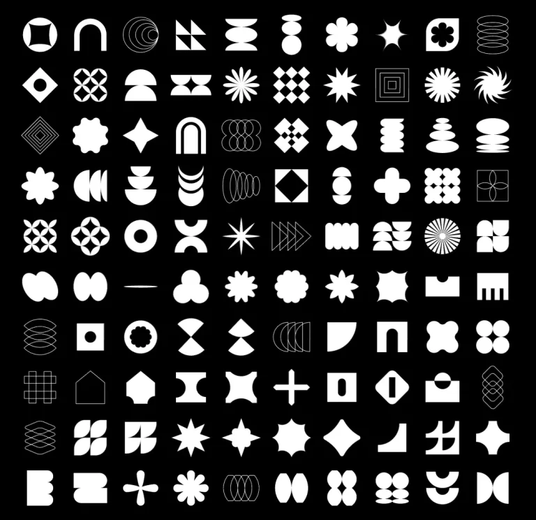 500+ Free Brutalist Vector Shapes for Figma