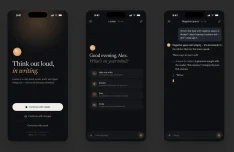 AI Chat iOS UI Kit (Dark Mode)