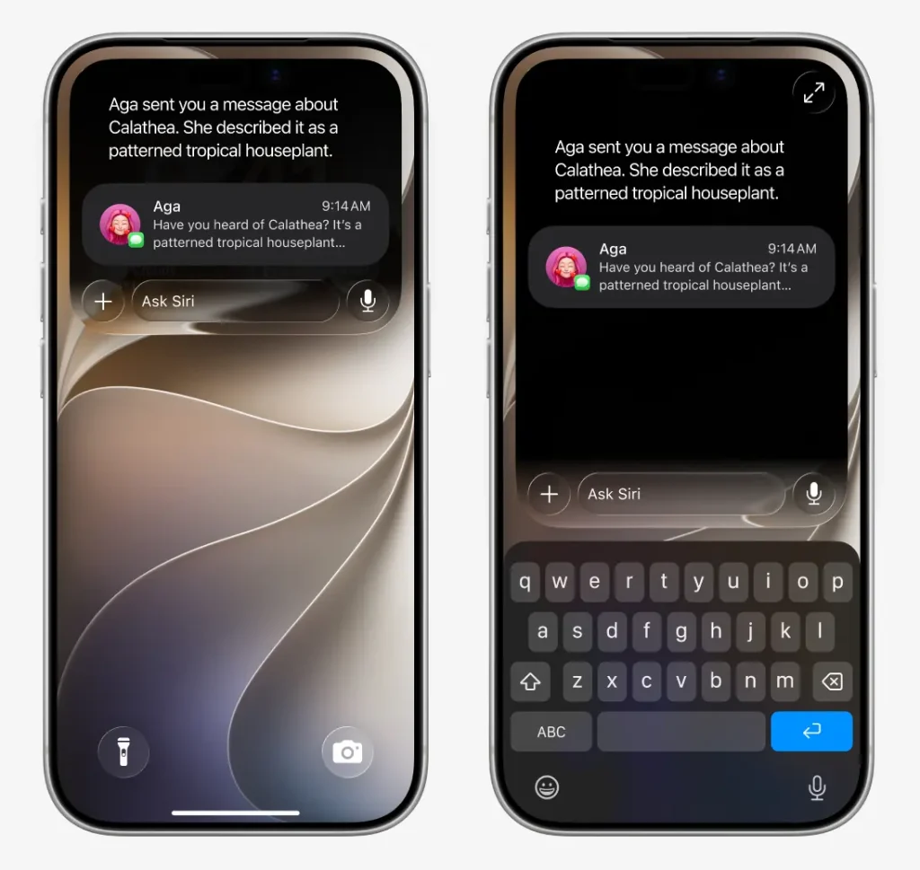 iOS 27 Siri AI Mockup