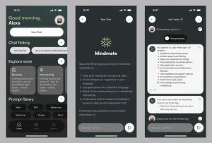 Mobile Chatbot App UI Kit for Figma