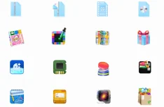 Skeuomorphic App and File Icon Pack for Figma