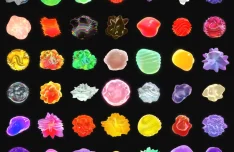 60+ Free Holographic 3D Blob Shapes for Figma