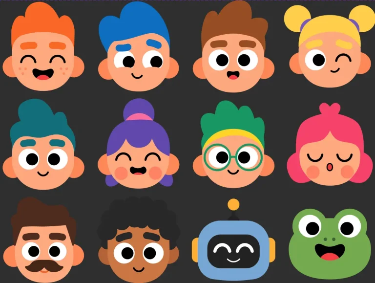 Cartoon Character Vector Avatar Pack