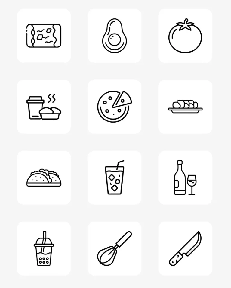 700+ Free Classic Food Icons (SVG & PNG)