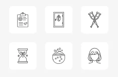 100+ Free Health & Beauty Outline Icons
