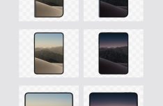 Free Figma iPhone Duo Mockups in 3 Views