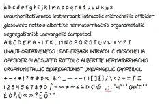 xkcd-handwritten-font