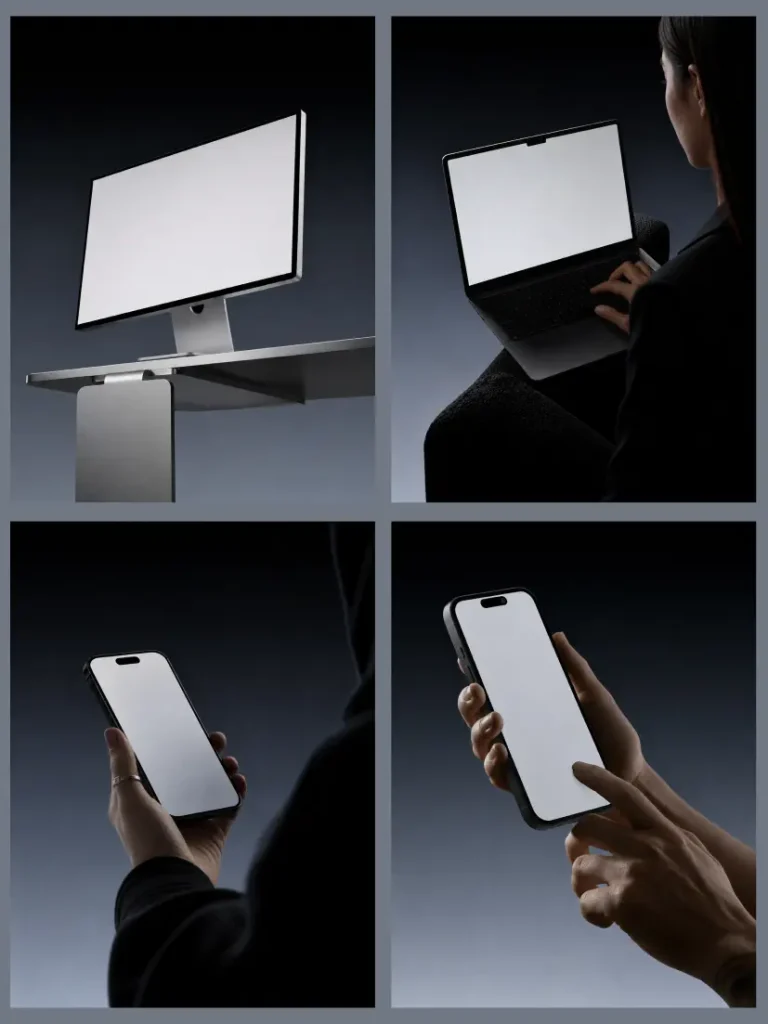 Free Apple iMac, MacBook & iPhone Mockups in Figma