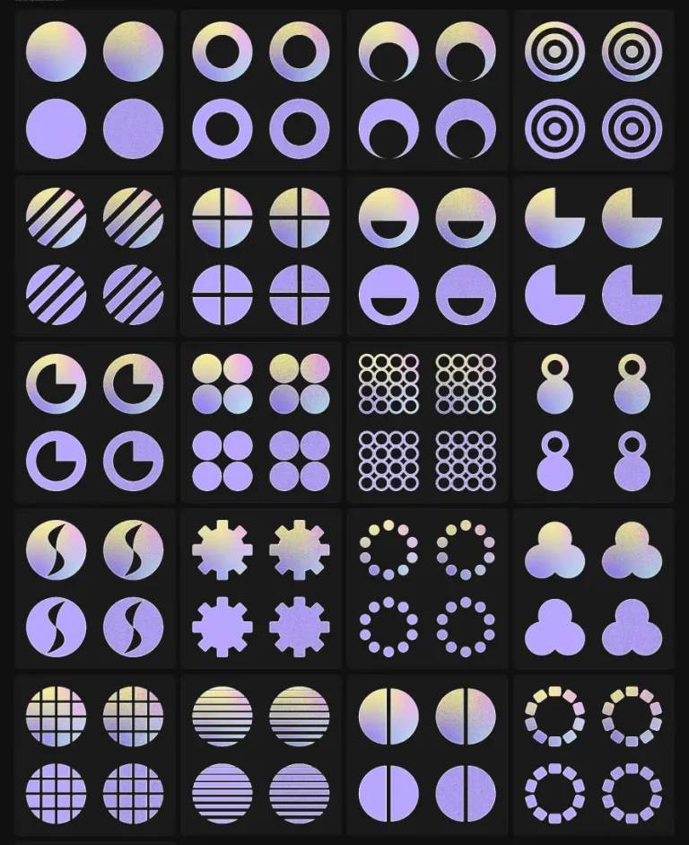 140+ Free Modern Geometric Shapes for Figma