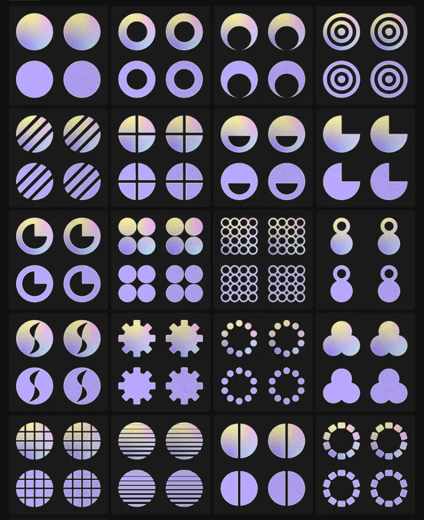 140+ Free Modern Geometric Shapes for Figma