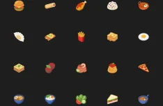 120 Free 24px Food Icons for App & Web UI