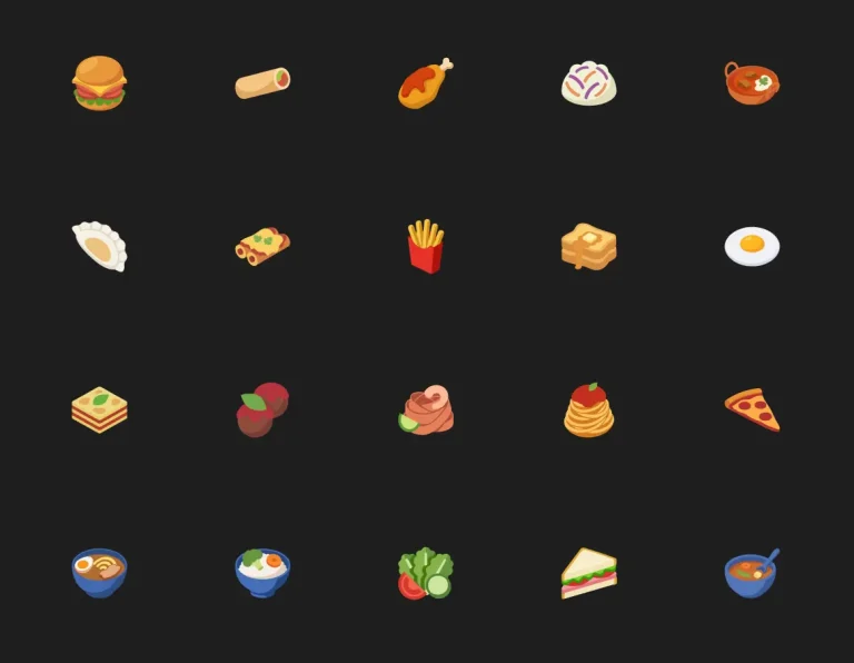 120 Free 24px Food Icons for App & Web UI